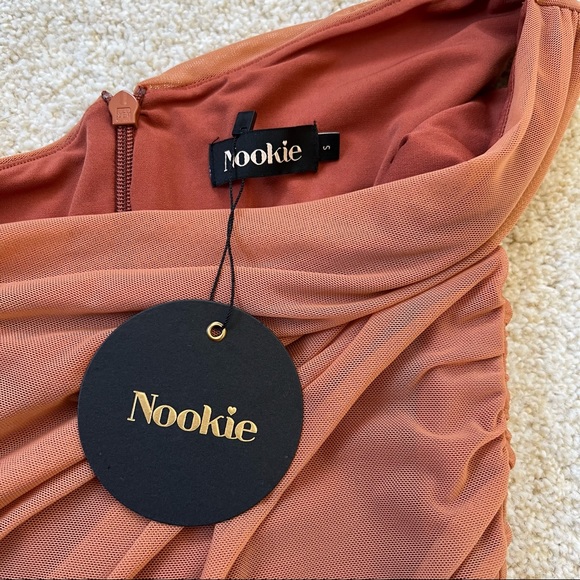 NOOKIE Inspire One Shoulder Midi Tan - Picture 6 of 13